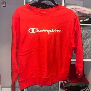 Champion Bold Red Crewneck